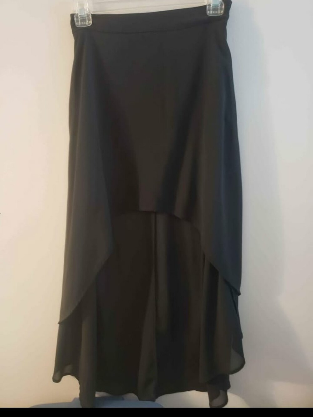 Forever 21 Black High-Low Layered Skirt